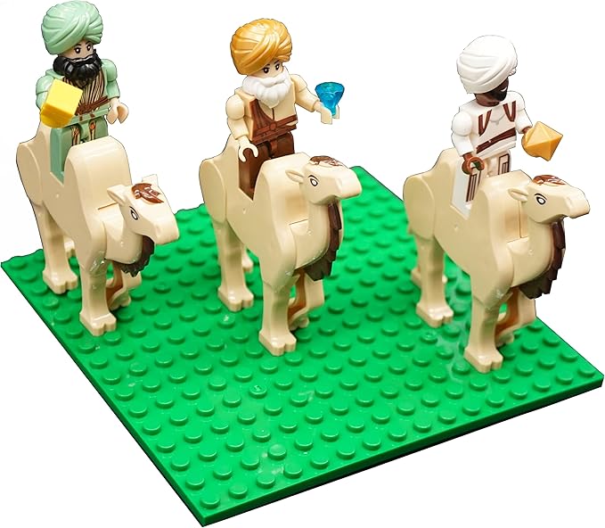 Ultimate Play Set - Large Indoor Nativity Scene, 15 Characters, Trees - Buildable Christian Sets for Kids, Perfect Stocking Stuffer, Gift for Christmas