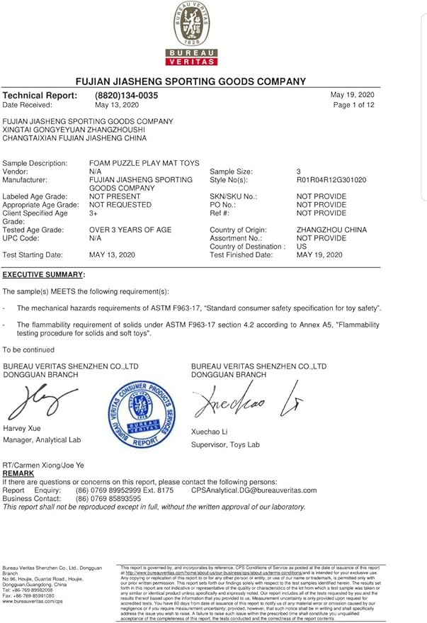 YIMINYUER® 20 Tiles (30cm×30cm×1cm Each Tile) Baby Soft Puzzle Play Mats, Kids Thick EVA Foam Floor, Toddlers & Children's Soft Interlocking Mat R01R03R12G301020