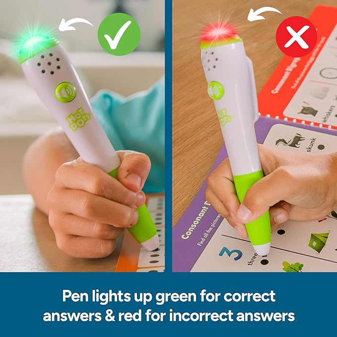 Educational Insights Hot Dots Jr. Let's Master 1st Grade Reading Set - 1st Grade Workbooks with Interactive Pen, Homeschool Learning Activities, Learn to Read Activity Books for Kids Ages 6+