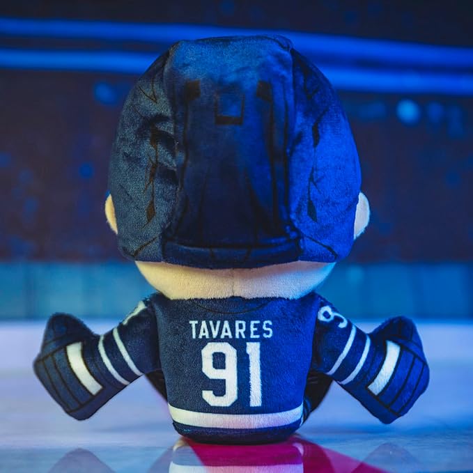 Bleacher Creatures Toronto Maple Leafs Jonathan Tavares 8" NHL Kuricha Sitting Plush - Soft Chibi Inspired NHL Superstar