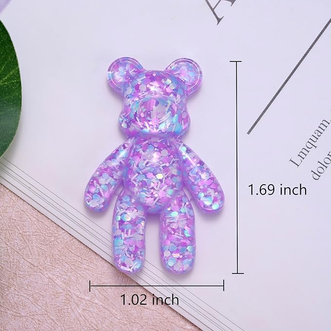 Pocket Bear Hug, Anxiety Relief, Mental Health Positivity, Autism Fidget, Stress Relief for Her, Comforting Gift for Son Daughter Back to School, Purple