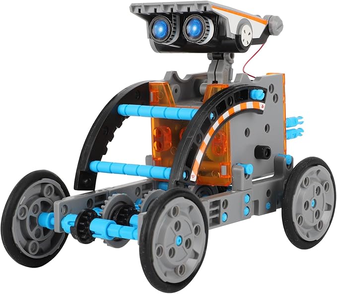 Lucky Doug Solar Power Kits Toys for Boys Ages 8-13, STEM Robot Kit Toys Gifts for Kids 8 9 10 11 12 13 Years, Educational Building Science Experiment Set Birthday for Kids Boys Girls