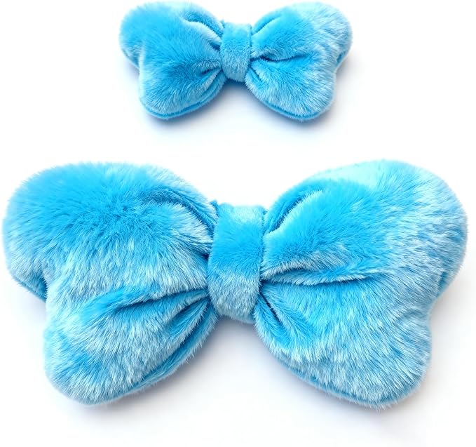 15/17cm(6.7inch) Doll Clothes 2 Set with Blue Bow, Outfit Accessories for Dress Up Dolls, Gift for Girls and Woman (Doll Not Included)