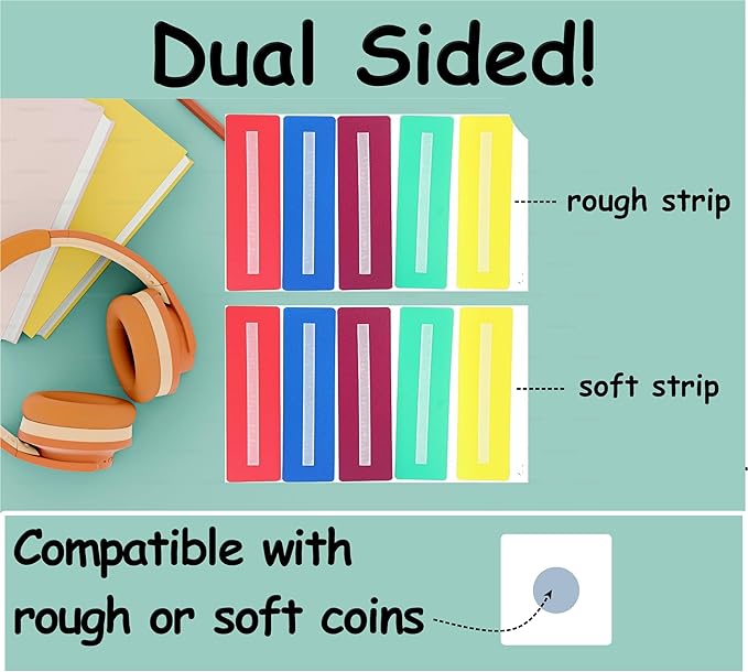 Smile4autism Large 2.5x10 ¼” Tools Perfect to Keep Your Loose Visual Picture Cards Organized. Autism, ABA, ADHD, Language & Apraxia Aspergers