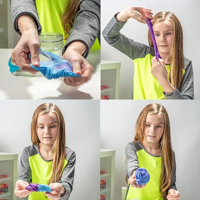 Squeeze Craft Color Changing Frudge Putty Heat Sensitive - 4 Pack Frudge Putty - Ideal for Sensory and Tactile Stimulation, Event Prizes, Slime Parties, Educational Game, Fidget Toy