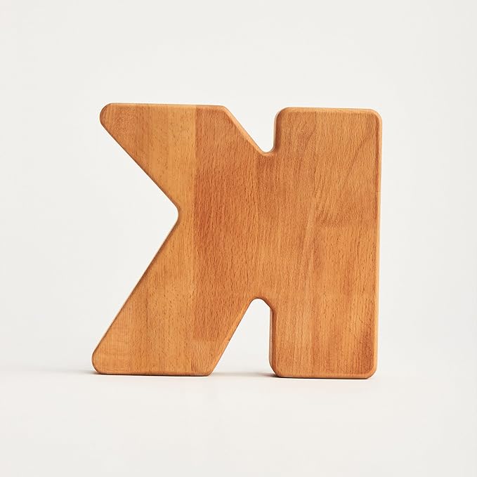 Personalized Wooden Piggy Bank – Custom Letter K Coin Bank in Beech Wood with Clear Acrylic Front, Engraved Name Option, Money Saving Box for Kids and Adults