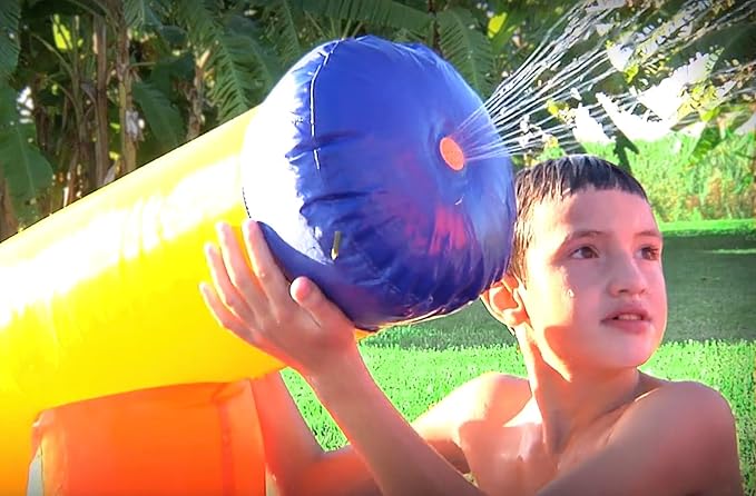 Blast Zone Pirate Bay - 20x12 Huge Wet/Dry Bounce House Water Park - Blower - Slide - Climbing Wall - Tunnel - Cannons