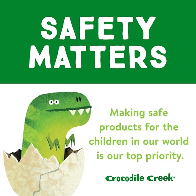 Crocodile Creek Wooden Stacking Puzzle, 10 Chunky Animal Pieces and Two-Sided Base with Play Scene for Kids Ages 2 Years and Up, 11.75 inches, 123 Barnyard