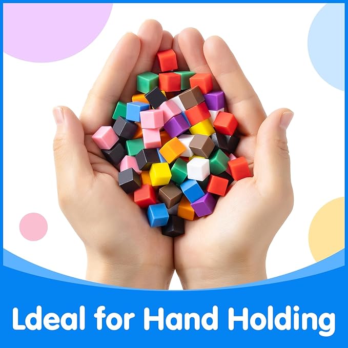 Pixel Art Creator – 400 Hard Plastic Cubes - STEM Toy for 5+ Year Olds, Fine Motor Skills Game & Kinder Classroom Must-Have