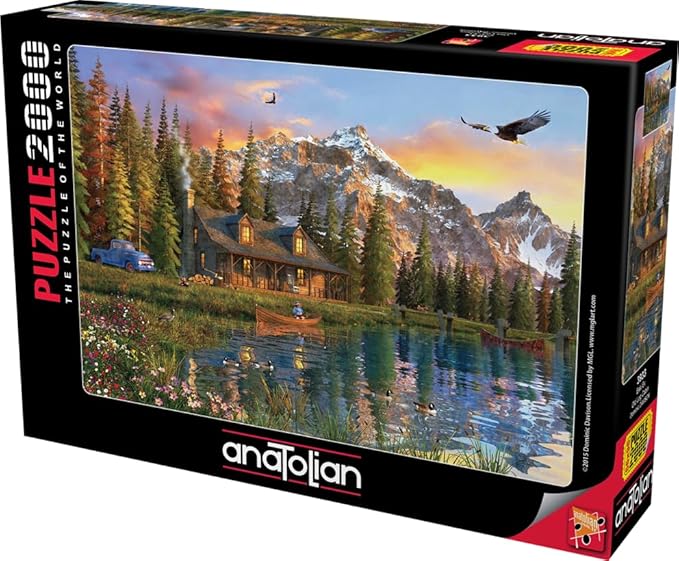 Anatolian Puzzle - Oldlook Cabin, 2000 Piece Jigsaw Puzzle, #3933