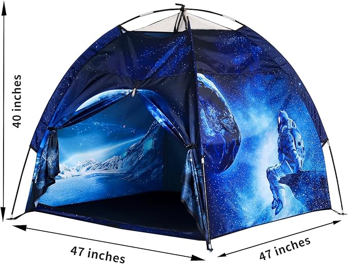 Kids Play Tent Lucky Castle Playhouse for Kid Easy Fun Dome Tent Camping Tent Indoor and Outdoor Imaginative Play Perfect Kid's Gift