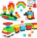 Magnetic Blocks for Toddlers -Classroom Must Haves STEM Learning Toys for 3-5 Year Old Boys & Girls, Safe & Strong Building Blocks with ASMR Sounds,Ideal Gifts for Kids 3+