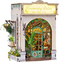 Flower Shop Miniature House Kit,DIY Miniature Dollhouse Kit with LED & Furniture,Mini Diorama House Building Kit for Adults Teens,3D Wooden Crafts Tiny House Mini Model Kit,Home Decor Birthday Gifts