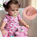 JIZHI Lifelike Reborn Baby Dolls - 20Inch-Real Baby Feeling Realistic-Newborn Baby Doll Adorable Smiling Real Life Baby Dolls with Gift Box for Kids Age 3