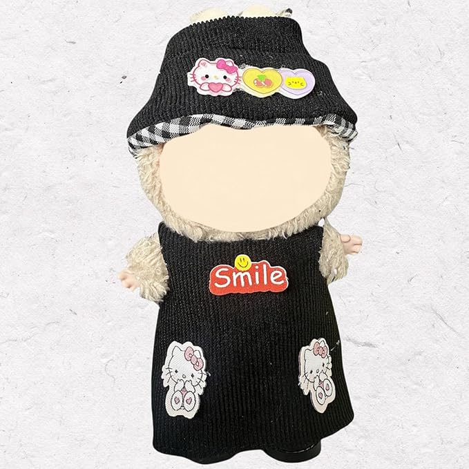 4 Pack—17cm Doll Clothes,Premium Doll Outfit with Accessories,Doll Princess Skirt,Cute Clothes Outfit for 17cm Dolls,End Dolls Fashion Clothing Set(No Dolls and Shoes) (Set T)