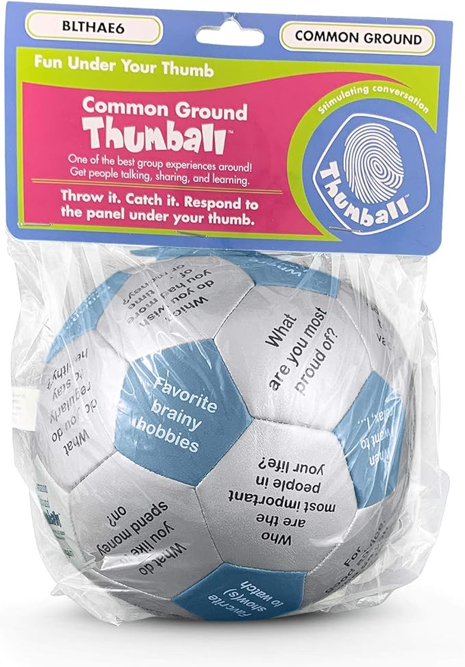 Trainers Warehouse 6" Thumball Collection, 32 Prompts for Conversation, Team Building, Relationship and Training