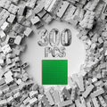300 Pcs Classic Building Bricks, 5 Types White Bulk Bricks,Bring one16x16 Plate Compatible with Lego and Major Brands Parts, Creative Building Block Toys for Boys Girls Ages 6+ Year Old (Light Gray)