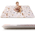 Baby Play Mat for Floor,1.2" Thick 47x47 Play Mat for Playpen,Safe Tummy Time Mats for Babies and Infants Toddlers,Cushioning Foam Mats for Kids Crawling,Non-Slip Baby Playmat,Tatami,Nursery Rug