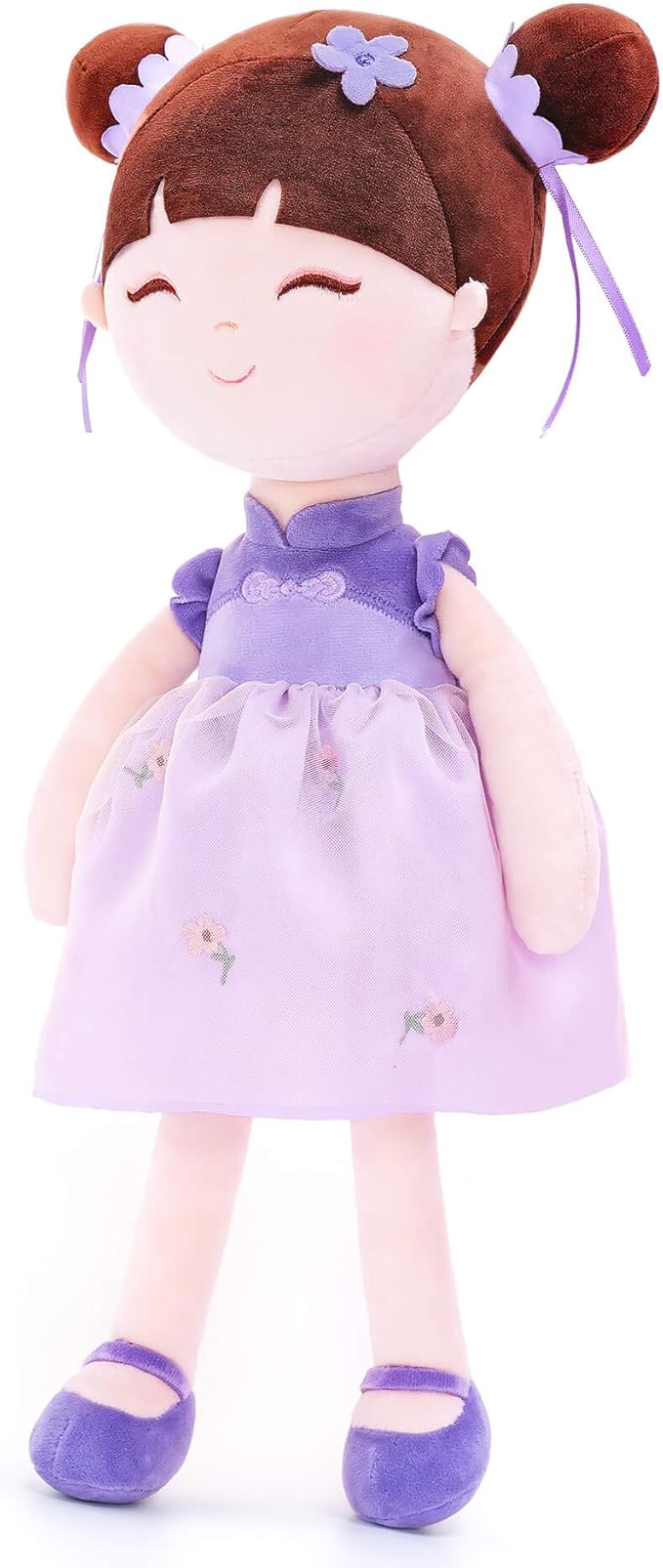 Gloveleya Oriental Princess Doll – Soft Plush Baby Doll for Girls, 16 Inch Toddler Gift with Gift Box, Fairy Tale Dress-Up Toy for Kids, Birthday & Holiday Present