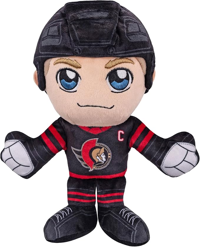Bleacher Creatures Ottawa Senators Brady Tkachuk 8" NHL Kuricha Sitting Plush - Soft Chibi Inspired NHL Superstar