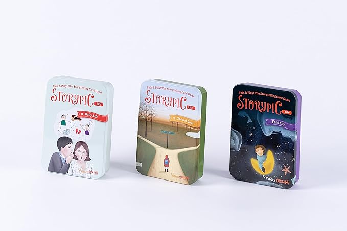[Storypic] Storypic Lite, Storytelling Cards, Tool for Creating Enjoyable Stories, Versatility for Use, Story Literacy Cards, for All Ages, 3.46 x 4.96 inch (B : Special Days)