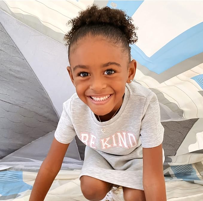 The Original Patented AirFort - Build A Fort in 30 Seconds, Inflatable Fort for Kids, Play Tent for 3-14 Years, A Playhouse Where Imagination Runs Wild, Fan not Included (Cottage)