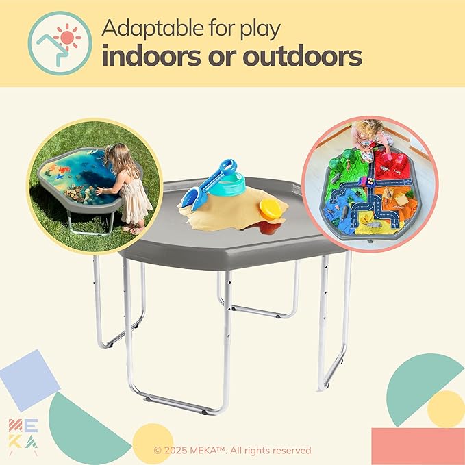MEKA Tuff Tray Set for Sensory Play