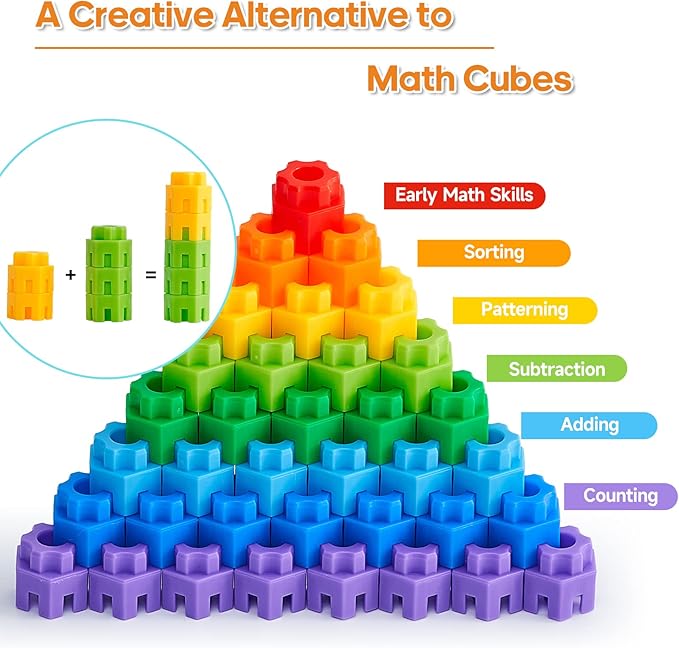 Hexagonal Building Blocks 160 Piece, STEM Toys Building Sets Kids Building Toys for 5+ Year Old Boys Girls, Educational Kids Toys Connecting Toys Preschool Classroom Must Haves Birthday Gifts