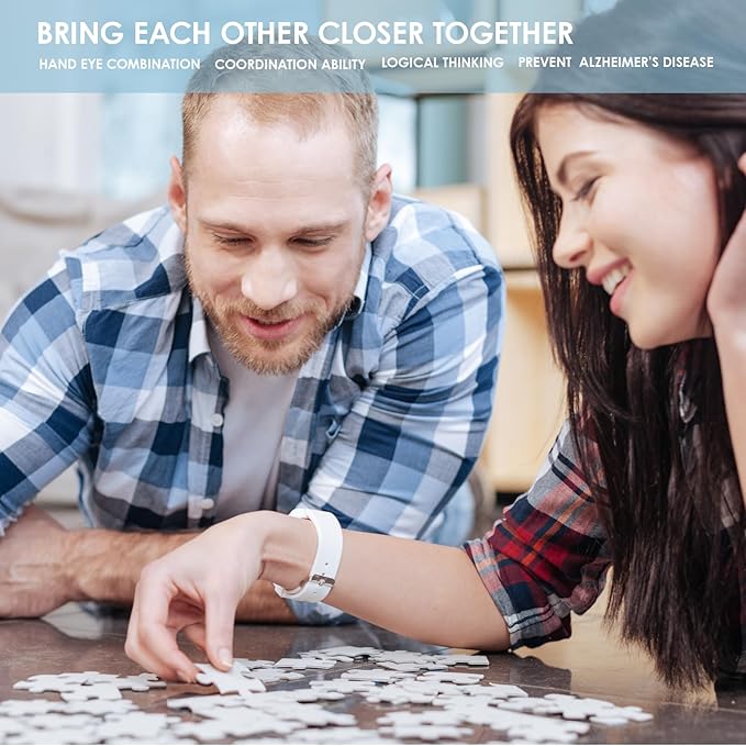 MOMIBOOK 1000 Piece Puzzle for Adults Jigsaw Puzzles of Cherry Blossom Dream, Painting Image Difficult Challenging Hard Impossible Puzzle Unique Funny Party Christmas Birthday Gifts