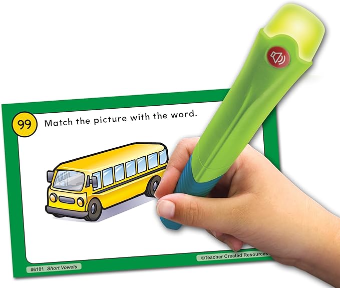 Teacher Created Resources Power Pen Learning Cards: Short Vowels (TCR6101)