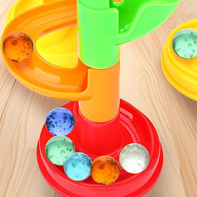 SallyFashion 25 PCS Glow in The Dark Marbles, Bulk Luminous Colorful Glass Marbles for Kids Marble Run Games