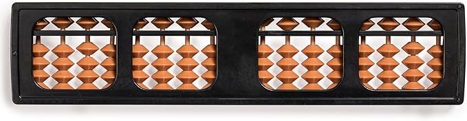Yellow Mountain Imports Digit Standard Abacus 10.5 Inches - Professional 17 Column Soroban Calculator (Functional and Educational Learning Tool)