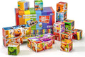 Magnetic Cubes for for Kids, 4 Packs Total 24 PCS & 24 Patterns, Pack of 4 Random Themed Puzzles Bundle, Preschool Educational Brain Teaser Toys for Toddlers