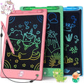 FLUESTON LCD Writing Tablet for Kids,Drawing Tablet for Boys Girls 3 4 5 6 7 8 Year,8.8 Inch 3pcs in 1 Pack Drawing Pad Toy Birthday Gifts for Toddler, Educational Doodle Board Cute Dinosaur Unicorn