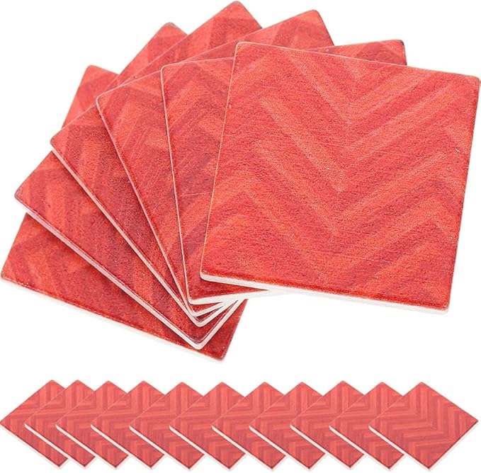 DOITOOL Miniature Dollhouse Flooring Mini Dollhouse Accessories, 27PCS Floor Sheet Wood Flooring Decorations, Doll House Furniture Accessories