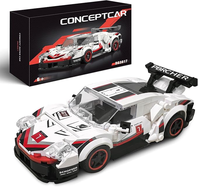 Technic Sports Cars Building Block Set, Race Car Building Kits Car Model for Ages 8+ Makes a Cool Birthday or Any Time Gift for Kids Play and Display Collection(355PCS)