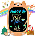 Toddler Kids Toys Gifts - 10 Inch LCD Writing Tablet Doodle Board, Colorful Drawing Tablet Pad, Kids Games Christmas Birthday Dogs Toys for 3 4 5 6 7 Years Old Girls Boys(Yellow)