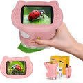 Kids Microscope, 1000X Handheld Mini Microscope, 2.4'' Portable Digital Microscopes, Photo and Video Microscopes, Educational Science Kit Toys for Age 3-10 Girls&Boys(Light Pink)