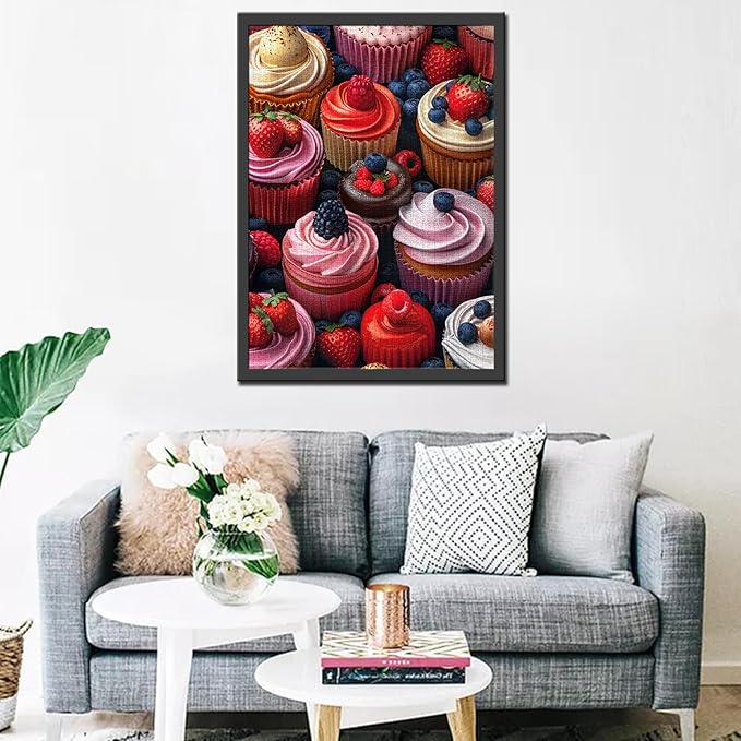 Tucocoo Dessert Jigsaw Puzzles for Adults 1000 Pieces, Fruits Cakes Pastries Whimsical Art Jigsaw Puzzle Colorful DIY Craft Puzzles for Home Decoration Gifts, Family Puzzle Perfect for Game Nights