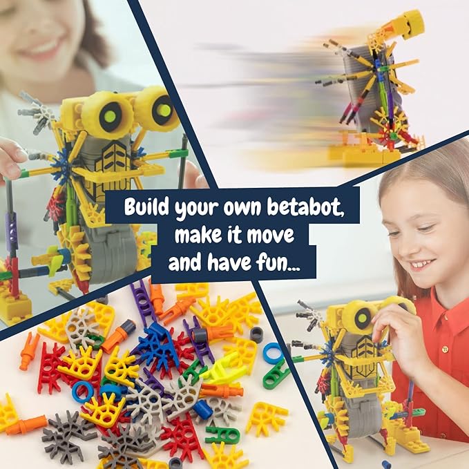 Science4you Robotics Betabot - Stem Robotics Kit for Kids 8-12+, 126 Pieces Included, Robot Building Kit for Kids, Robot Toys, Game, Gift for Boys and Girls Ages 8 9 10+