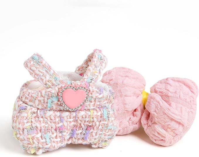 Premium Doll Clothes for Labubu - Luxury Chic Style Set for 17cm Dolls, Doll Outfit for Display, Collectors, Gift - Cute Miniature Fashion Accessories - Pink Jumpsuit (Clothes Only)