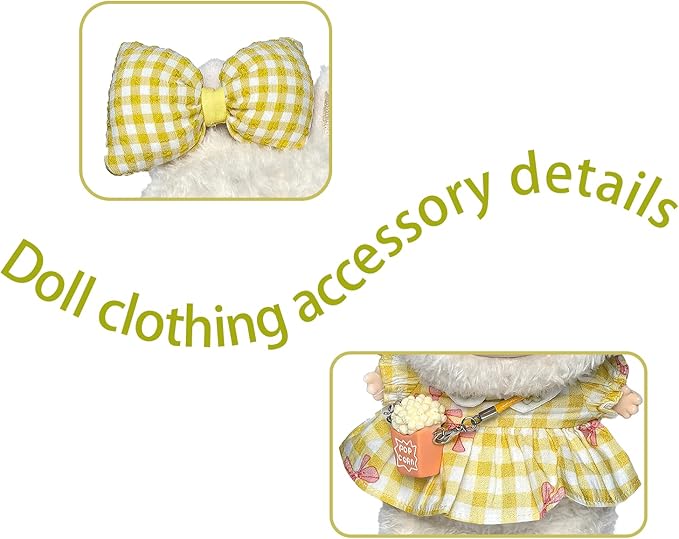 17cm Doll Clothes Set Fashion Doll Clohtes with Accessories of Doll Clothing Suitable for Various Outfits of Dolls (Style B)
