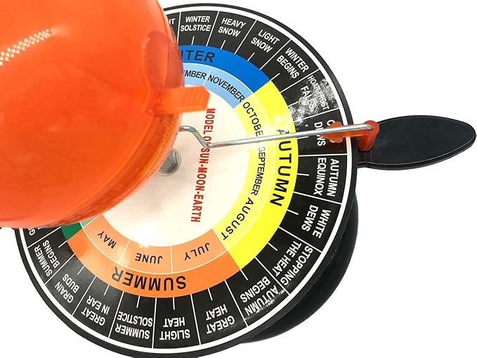 English Solar System Sun Earth Moon Orbital Planetarium Model Educational Planetarium Project Kit for Science Astronomy Teaching, Earth Moon Sun Orbit Model for Kids