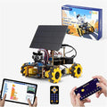 Robotics Kit for Kids Ages 8–12,ACEBOTT STEM Robot Car with Solar Powered,Compatible with Arduino & Scratch,STEM Toys for Boys Ages 8–12,App & Remote Control,Programmable ESP32,Gift for Boys and Girls