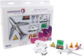 Daron Hawaiian Airlines 12 Piece Playset with Die-Cast Metal Model Airplane with Plastic Parts, Cars and Transportation Toys for Kids Ages 3+