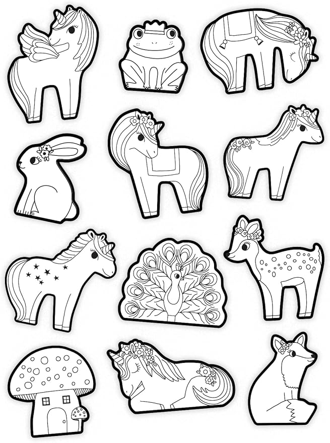 Crocodile Creek Coloring Stickers/Unicorn