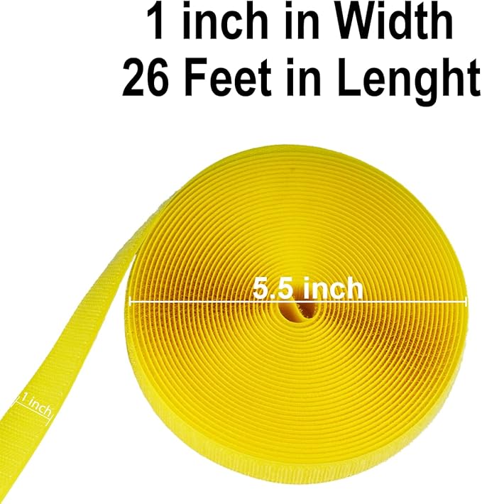Back to School Decorations 157 Feet Carpet Marker Strips for Classroom Back to School Supplies Nylon Carpet Strip for Classroom Decorations -6 Roll (Yellow)