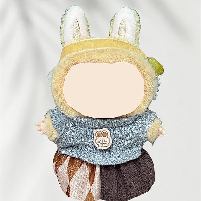 4 Pack—17cm Doll Clothes,Premium Doll Outfit with Accessories,Doll Princess Skirt,Cute Clothes Outfit for 17cm Dolls,End Dolls Fashion Clothing Set(No Dolls and Shoes) (Set A)