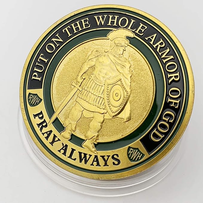 Armor of God Challenge Coin Collector's Medallion (Single Coin)