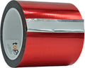 WOD MPFT2 Red Metalized Polyester Mylar Film Tape with Acrylic Adhesive, 6 inch x 72 yds. Vibrant Mirror Red Tape, Decor Tape for Detailing Accent Wall, Graphic Arts, Car and Boat Trim